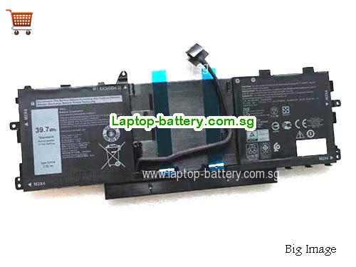 Dell 6VJ1F Battery 4896mAh, 39.7Wh  7.7V Black Li-Polymer