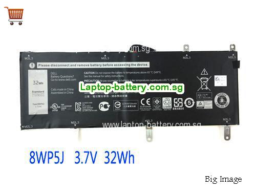 Dell Venue 10 Pro 5055 Battery 32Wh 3.7V Black Li-ion