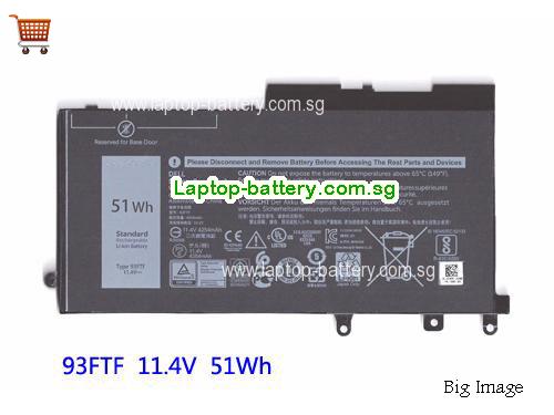 Dell 83XPC Battery 4254mAh, 51Wh  11.4V Black Li-ion