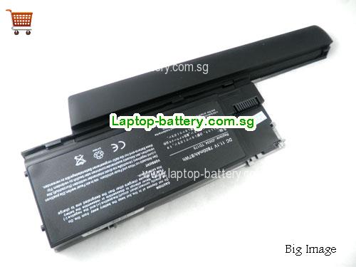 Dell 0KD489 Battery 6600mAh 11.1V Black+Grey Li-ion