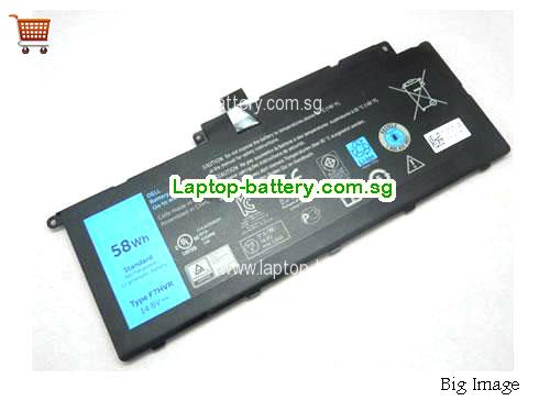 Dell Ins17HD-1528T Battery 3919mAh, 58Wh  14.8V Black Li-ion