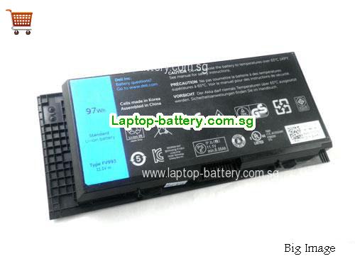 Dell 0TN1K5 Battery 97Wh 11.1V Black Li-ion