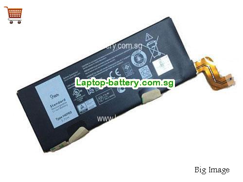 Dell YJ31R Battery 2485mAh, 9Wh  3.7V Black Li-ion