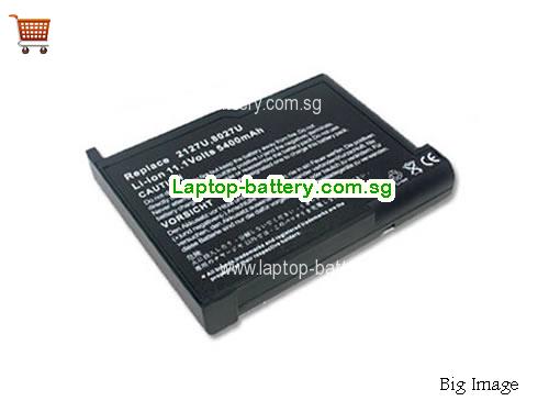 Dell 8027U Battery 6600mAh 11.1V Black Li-ion
