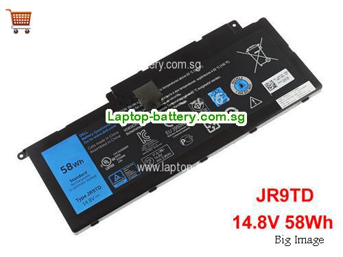 SG Genuine DELL JR9TD 14.8V 58W Laptop battery 