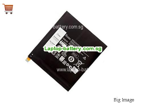 Dell KB1RP Battery 5600mAh, 21Wh  3.7V Black Li-Polymer