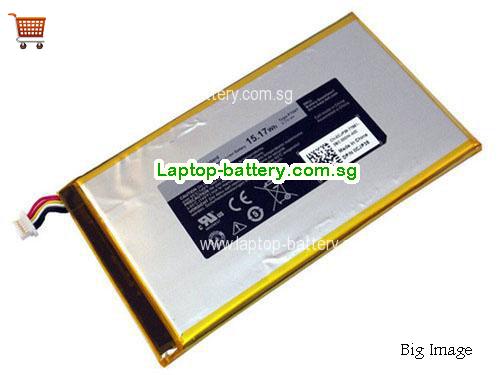 Dell Venue 8 T02D 3830 Battery 4100mAh, 15Wh  3.7V Black Li-ion