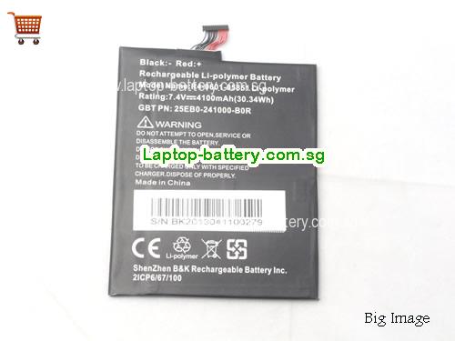 DNS 25EB0-241000-B0R Battery 4100mAh, 30.34Wh 7.4V Black Li-Polymer