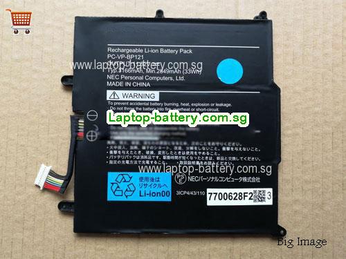 NEC PCVPBP121 Battery 3166mAh, 33Wh  11.52V Black Li-Polymer