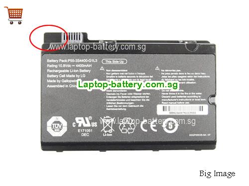 FUJITSU P55-3S4400-C1S5 Battery 4400mAh 10.8V Black Li-ion