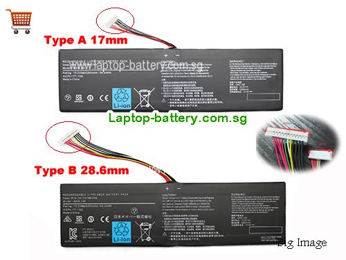 GIGABYTE GAG-J40 Battery 6200mAh, 94.24Wh  15.2V Black Li-Polymer
