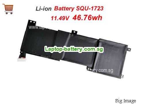 GIGABYTE SQU1723 Battery 4070mAh, 46.76Wh  11.49V Black Li-Polymer