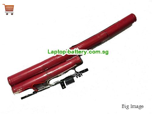 GETAC NH4-78-3S2P4400-0 Battery 4200mAh, 45.36Wh 10.8V Red Li-ion