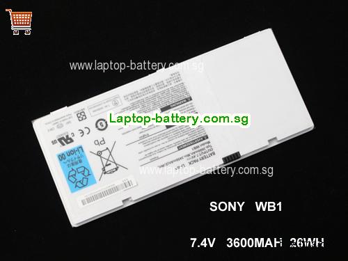 GIGABYTE WB1 Battery 3450mAh, 26Wh  7.4V white Li-ion