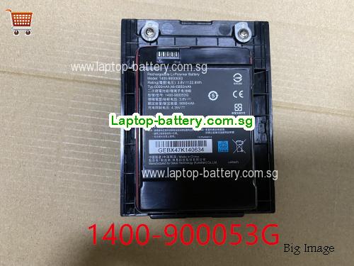 GETAC 1400-900053G Battery 6000mAh, 22.8Wh  3.8V Black Li-ion