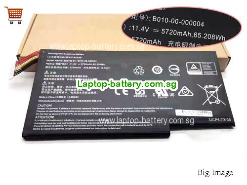GETAC 3ICP6/73/96 Battery 5720mAh, 65.21Wh  11.4V Black Li-Polymer