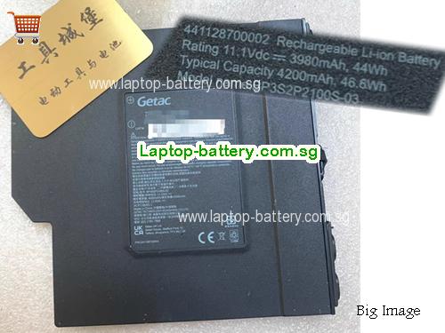 GETAC BP3S2P2100S-03 Battery 4200mAh, 46.6Wh 11.1V Black Li-ion