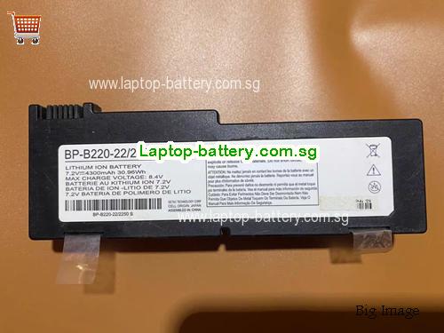 GETAC BPB220222250S Battery 4300mAh, 30.96Wh 7.2V Black Li-ion