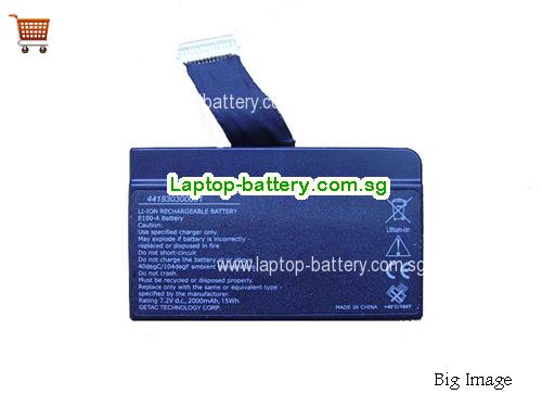 GETAC 441830300001 Battery 2000mAh, 15Wh 7.2V Black Li-ion