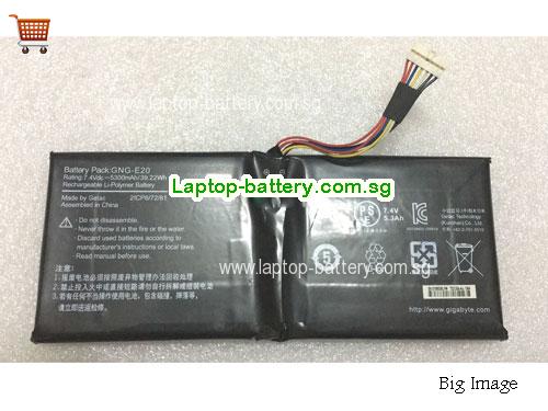 GIGABYTE GNG-E20 Battery 5300mAh, 39.22Wh  7.4V Black Li-ion
