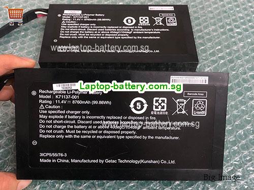 SG Genuine K71137-001 Battery for Getac 11.4v 8760mah 99.86Wh 