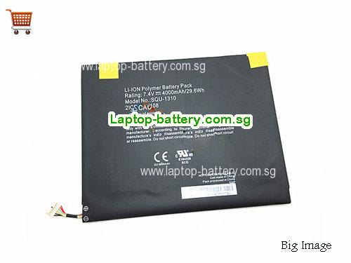 HASEE SQU1310 Battery 4000mAh, 29.6Wh 7.4V Black Li-Polymer