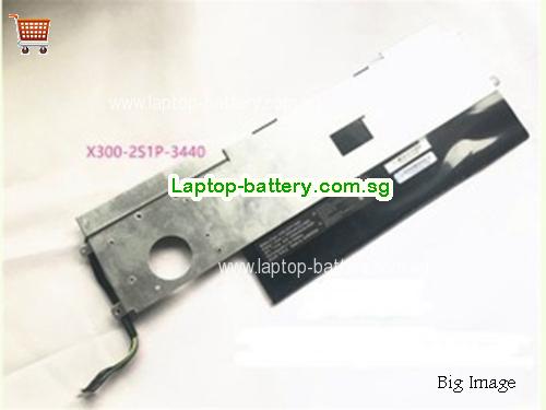 HASEE U45 Battery 3440mAh, 25.45Wh  7.4V Black Li-Polymer