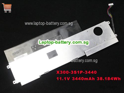 HASEE U45 Battery 3440mAh 11.1V Black Li-ion