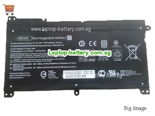 HP 844203850 Battery 3470mAh, 41.7Wh 11.55V Black Li-ion