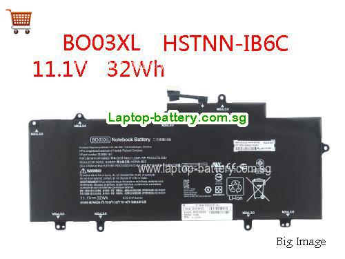 HP B003XL Battery 37Wh 11.4V Black Li-ion