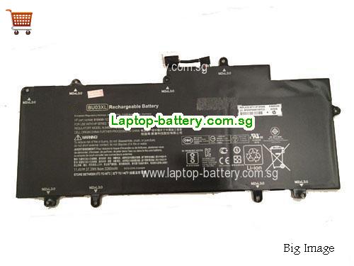 HP 816609-005 Battery 37.3Wh 11.4V Black Li-ion