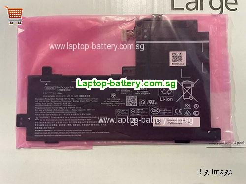 HP 14-ED0123WM (DF111) Battery 3971mAh, 32.18Wh  7.7V Black Li-Polymer