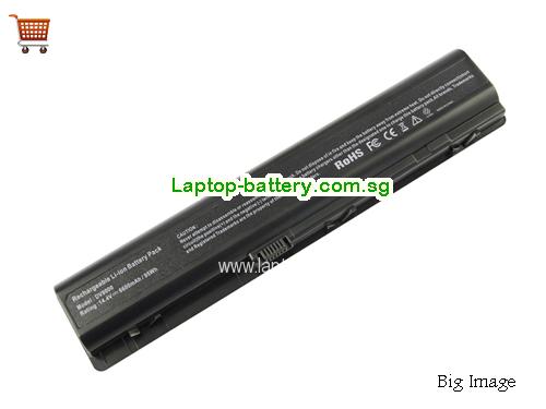 HP Pavilion dv6095EA Battery 6600mAh 14.4V Black Li-ion