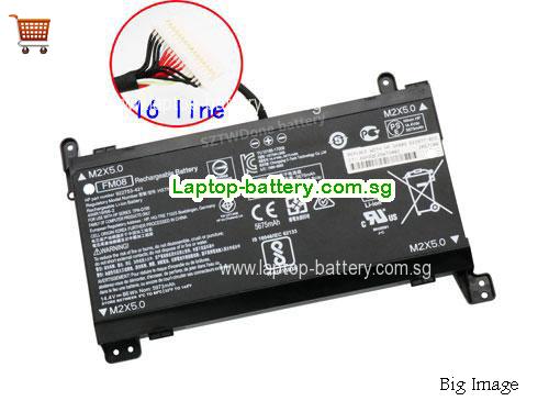 HP HSTNN-LB8B Battery 5973mAh, 86Wh 14.4V Black Li-Polymer