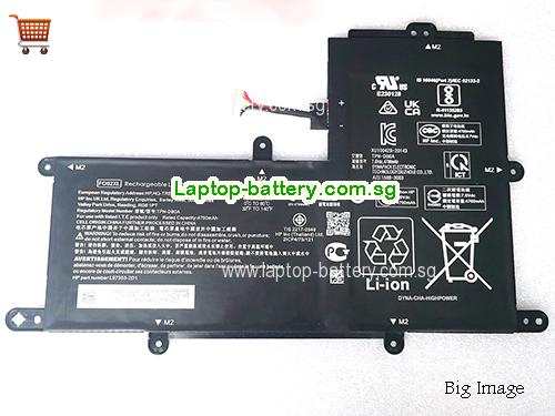 HP FO02XL Battery 4700mAh, 37.6Wh 7.6V Black Li-Polymer