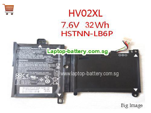 HP 796219-42 Battery 32Wh 7.6V Black Li-ion