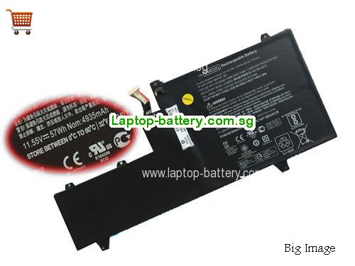 HP 863176--171 Battery 4935mAh, 57Wh 11.55V Black Li-ion