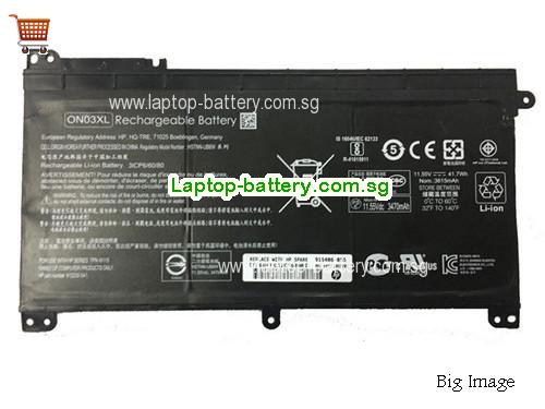 HP 844203850 Battery 3470mAh, 42Wh 11.55V Black Li-ion