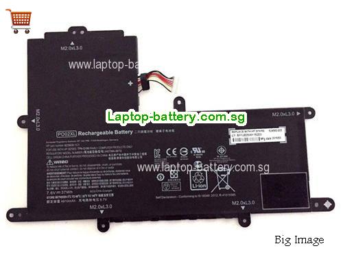 HP TPNQ166 Battery 4810mAh, 37Wh 7.6V Black Li-ion