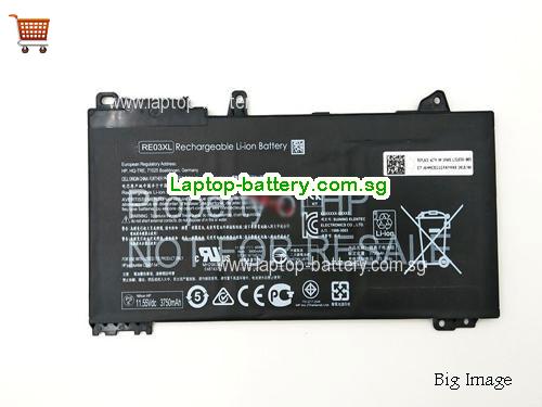HP HSTNN-UB7R Battery 3900mAh, 45Wh 11.55V Black Li-Polymer