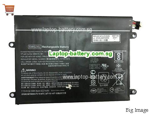 HP HSTNN-IB7N Battery 4221mAh, 33Wh 7.7V Black Li-ion