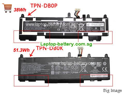 HP WP03XL Battery 3152mAh, 38Wh  11.58V Black Li-Polymer