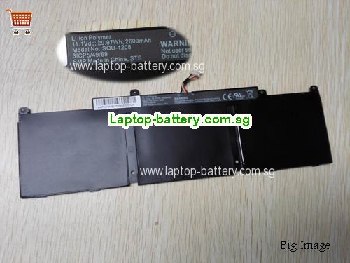 HP SQU-1208 Battery 2600mAh, 28Wh 11.1V Black Li-Polymer