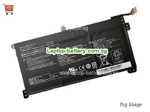 HASEE SQU-1716 Battery 4550mAh, 52.55Wh 11.55V Black Li-Polymer