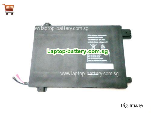 HASEE 6027A0116401 Battery 6500mAh, 24.1Wh  3.7V Black Li-ion