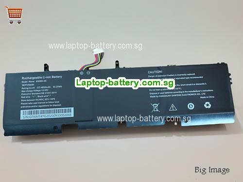 HASEE 635984-3S Battery 4850mAh, 55.29Wh  11.4V Black Li-ion