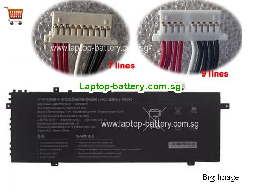 HASEE 488575 Battery 4500mAh, 53.1Wh  11.4V Black Li-Polymer