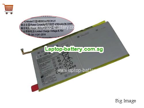 SG Repalcement HB30C4J7ECW-21 Battery for Huawei 2ICP3/99/117 Li-Polymer 36.33Wh 