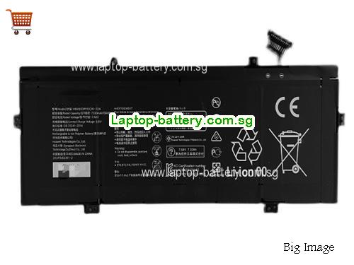HUAWEI HB4593R1ECW-22A Battery 7330mAh, 56Wh 7.64V Black Li-Polymer