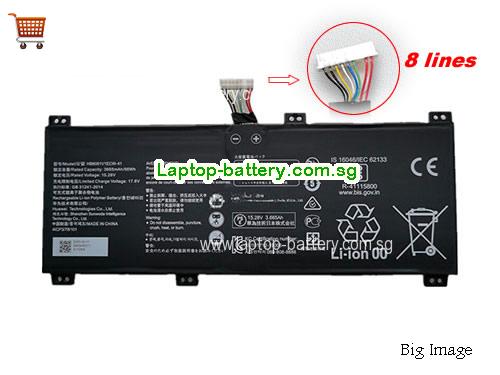 SG Original Laptop Battery for HONOR MagicBook Pro 10210U, Black, 3665mAh, 56Wh 15.28V